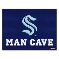 Seattle Kraken Man Cave All-Star Rug - 34 in. x 42.5 in. - Seattle Kraken