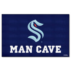 Seattle Kraken Man Cave Ulti-Mat Rug - 5ft. x 8ft. - Seattle Kraken