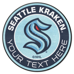 Seattle Kraken Roundel Rug - 27in. Diameter - Seattle Kraken