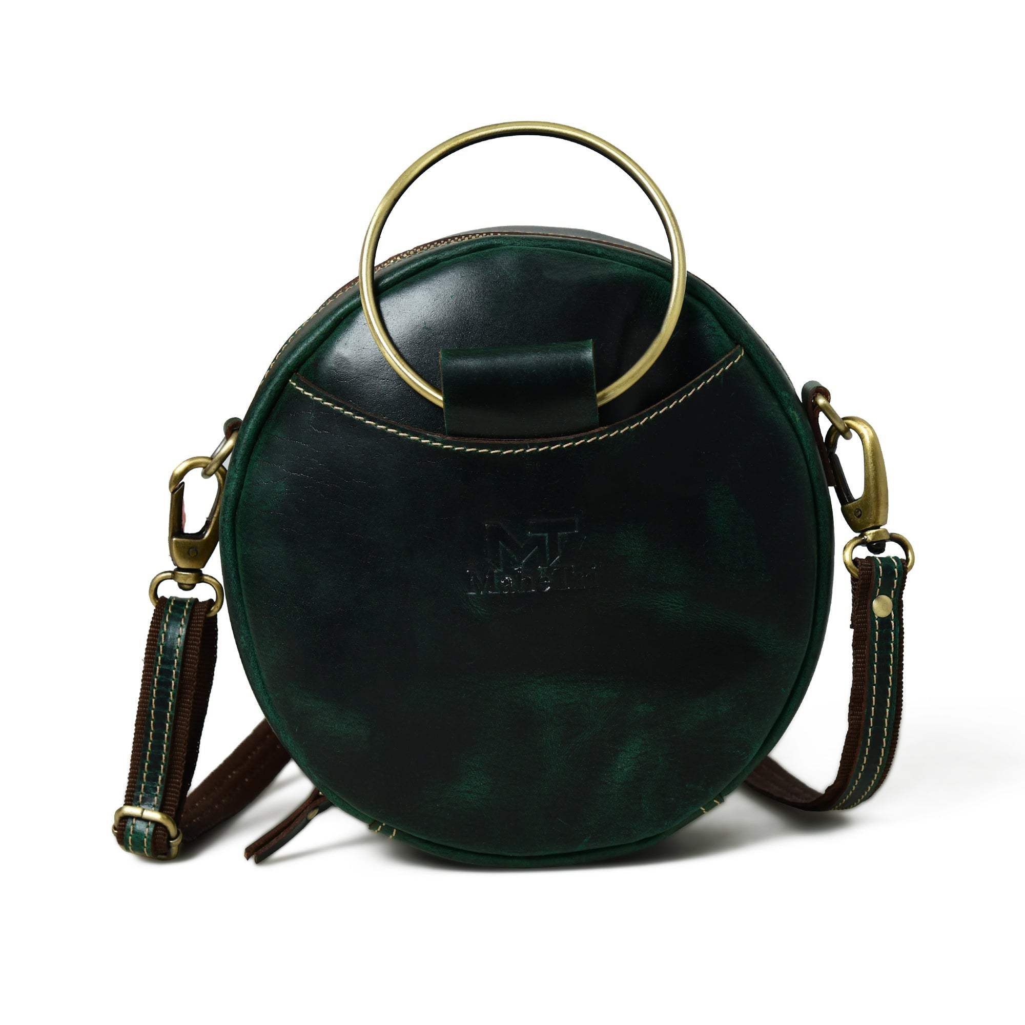 Rosie Sling Circle Bag - Classy Leather Bags - Flyclothing LLC
