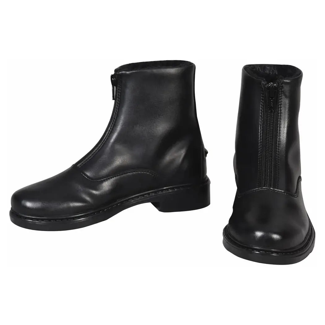 TuffRider Ladies Starter Winter Fleece-Lined Front Zip Paddock Boots - Breeches.com - Flyclothing LLC