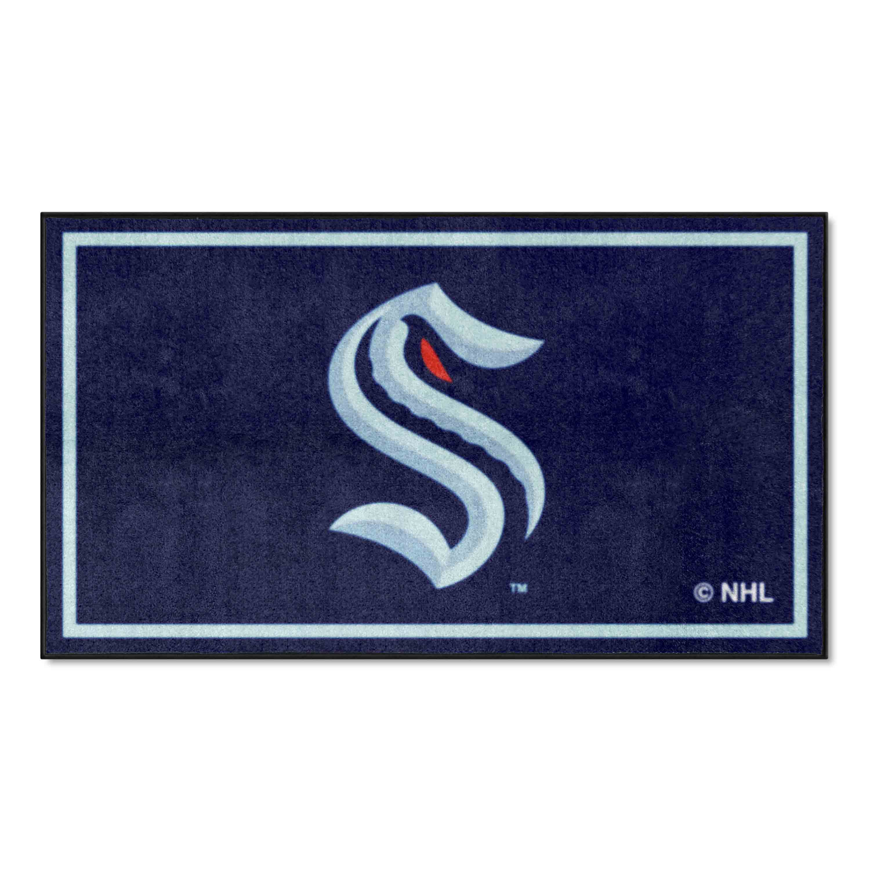 Seattle Kraken 3ft. x 5ft. Plush Area Rug - Seattle Kraken