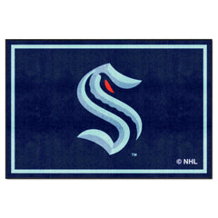 Seattle Kraken 5ft. x 8 ft. Plush Area Rug - Seattle Kraken