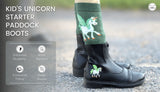 TuffRider Childrens Unicorn Front Zip Paddock Boots Black - Breeches.com - Flyclothing LLC