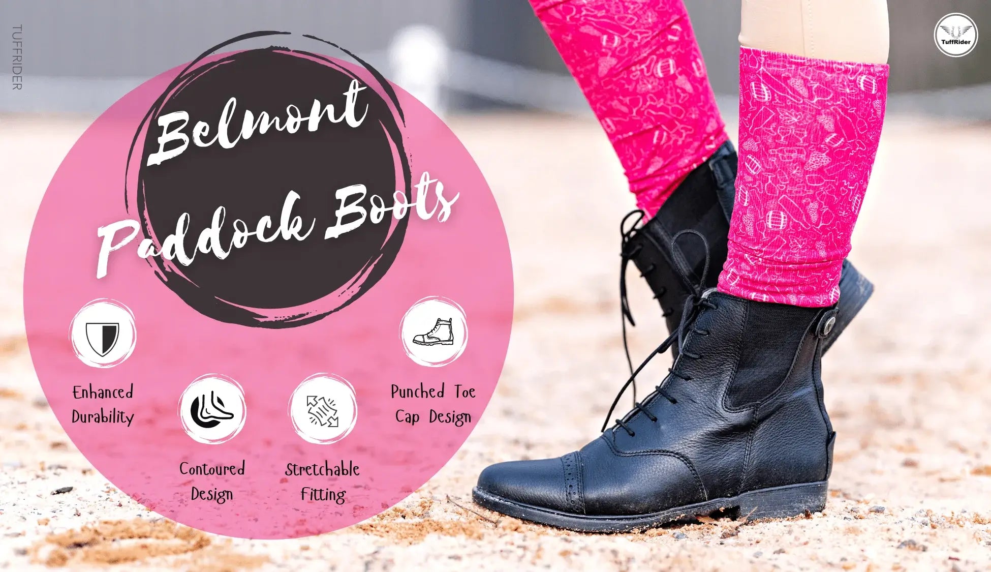 TuffRider Ladies Belmont Paddock Boot - Breeches.com - Flyclothing LLC