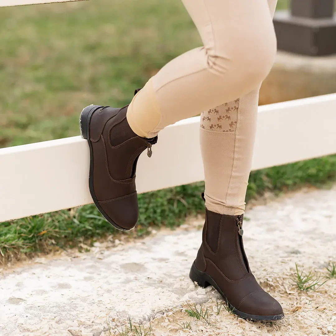 TuffRider Ladies Como Waterproof Leather Paddock Boot - Breeches.com - Flyclothing LLC