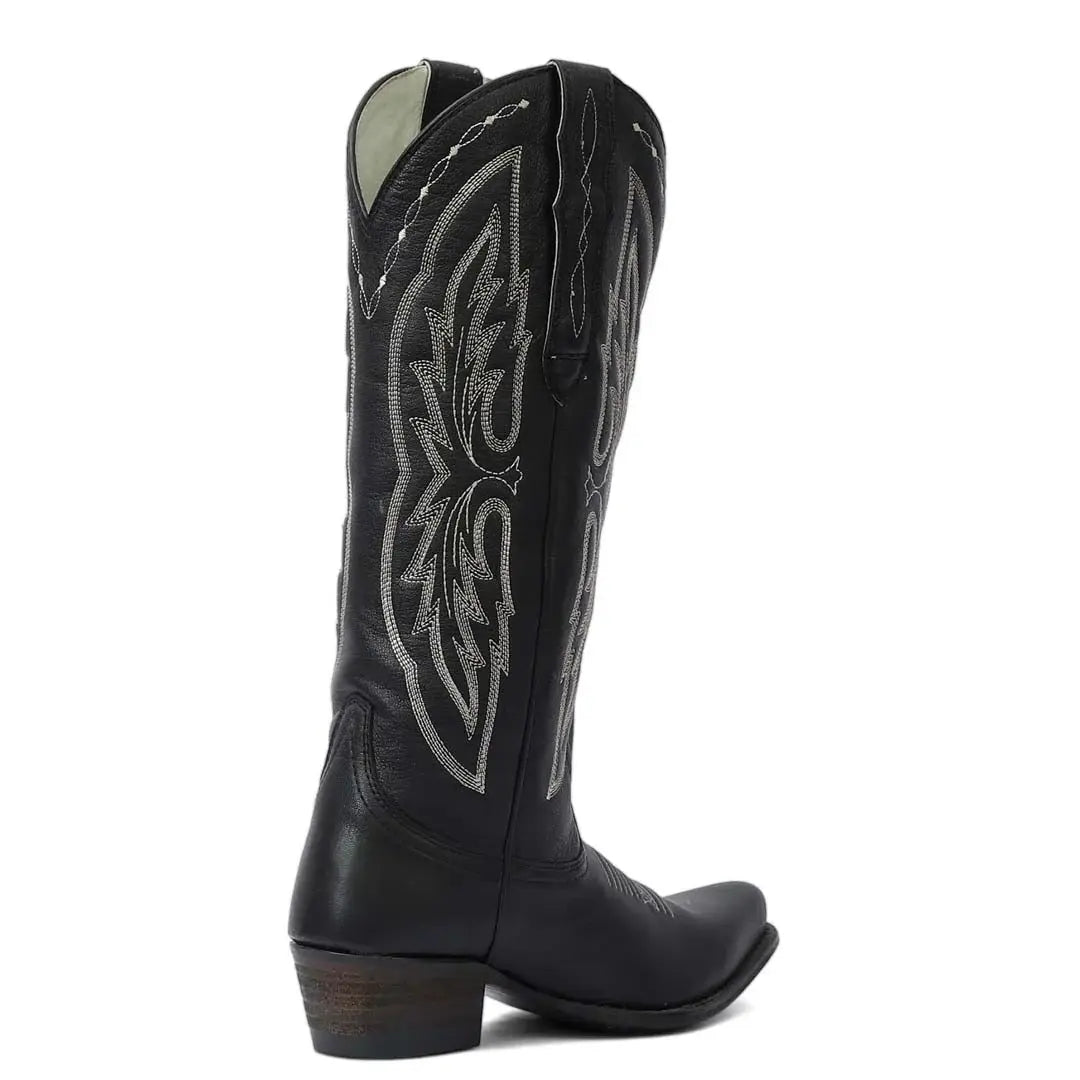 TuffRider Women Cody Embroidered Leather Snip Toe Western Boots - Breeches.com - Flyclothing LLC