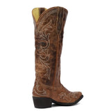 TuffRider Women Cody Embroidered Leather Snip Toe Western Boots - Breeches.com - Flyclothing LLC