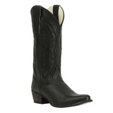 TuffRider Women Cowtown Mid Height Embroidered Leather Snip Toe Western Boots - Breeches.com - Flyclothing LLC