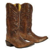 TuffRider Women Cowtown Mid Height Embroidered Leather Snip Toe Western Boots - Breeches.com - Flyclothing LLC