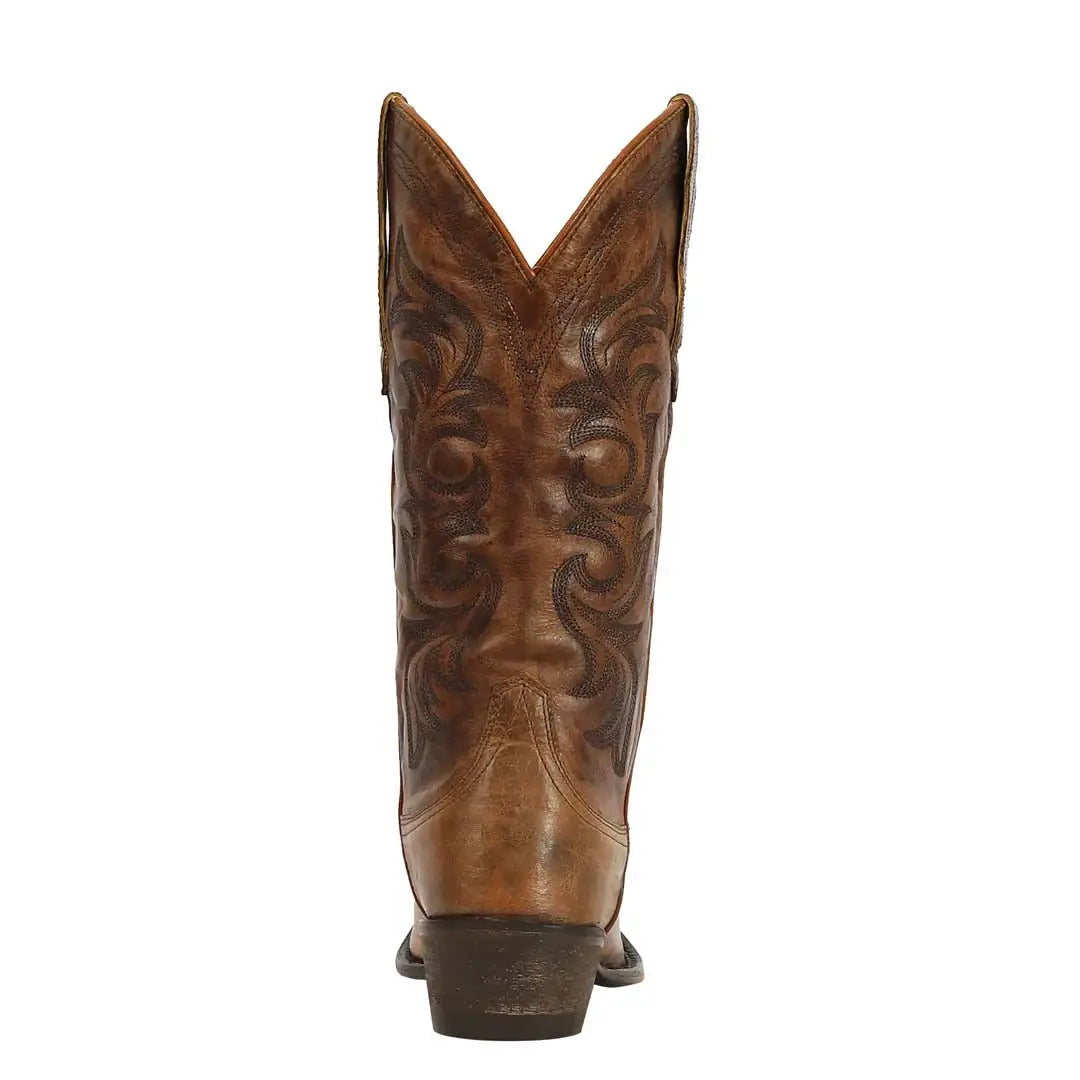 TuffRider Women Cowtown Mid Height Embroidered Leather Snip Toe Western Boots - Breeches.com - Flyclothing LLC