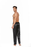Elegant Moments Black Satin Unisex Pants 3015