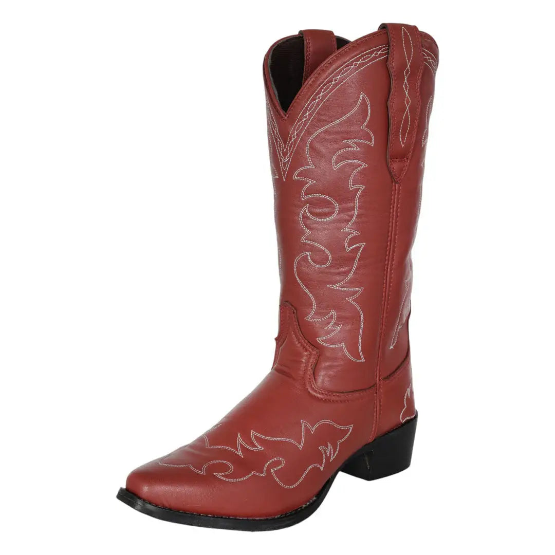 TuffRider Womens Snip Toe Paris Embroidered Western Boots - Breeches.com - Flyclothing LLC
