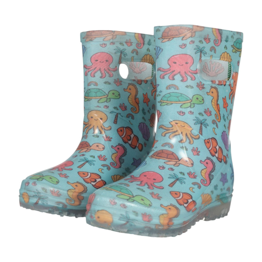 TuffRider PuddleJump Ocean Friends Mucker Boots for Children - Breeches.com - Flyclothing LLC