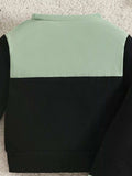 Children's Color Block Pocket Detail Top and Pants Outfit Set - Trendsi - Flyclothing LLC
