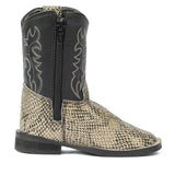 TuffRider Toddler Black Snake in My Boot Western Leather Boots - Breeches.com - Flyclothing LLC