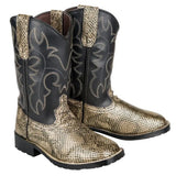 TuffRider Youth Black Snake in My Boot Western Leather Boots - Breeches.com - Flyclothing LLC