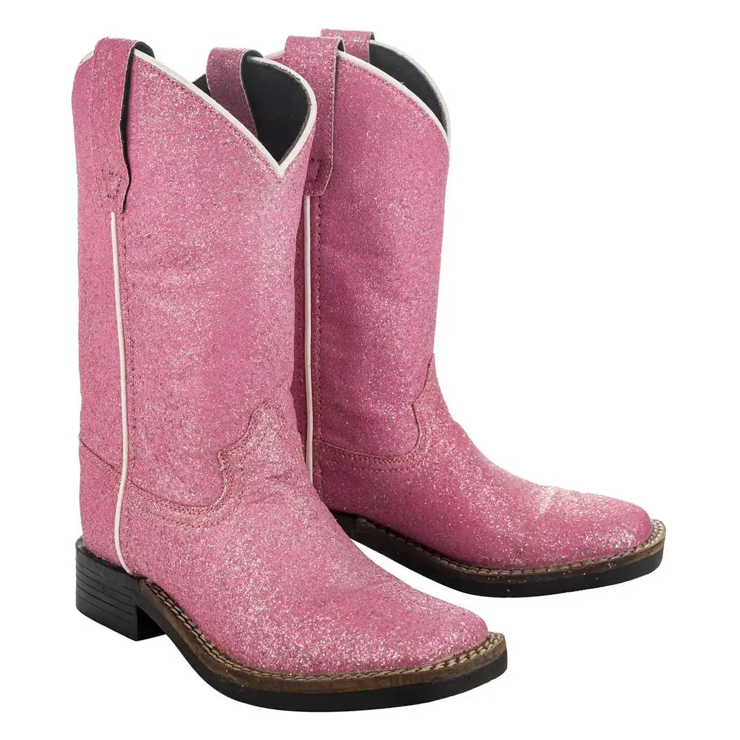 TuffRider Toddler Pink Glitter Western Boot - Breeches.com - Flyclothing LLC
