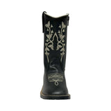 TuffRider Children's Black Floral Western Boot - Breeches.com - Flyclothing LLC