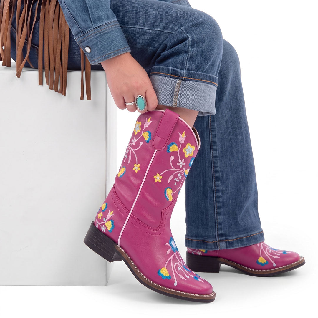 TuffRider Children's Floral Cowgirl Western Boot - Breeches.com - Flyclothing LLC
