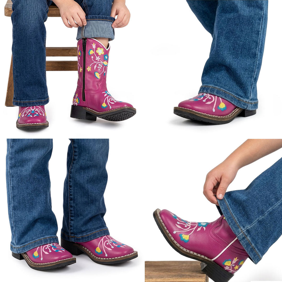 TuffRider Children's Floral Cowgirl Western Boot - Breeches.com - Flyclothing LLC