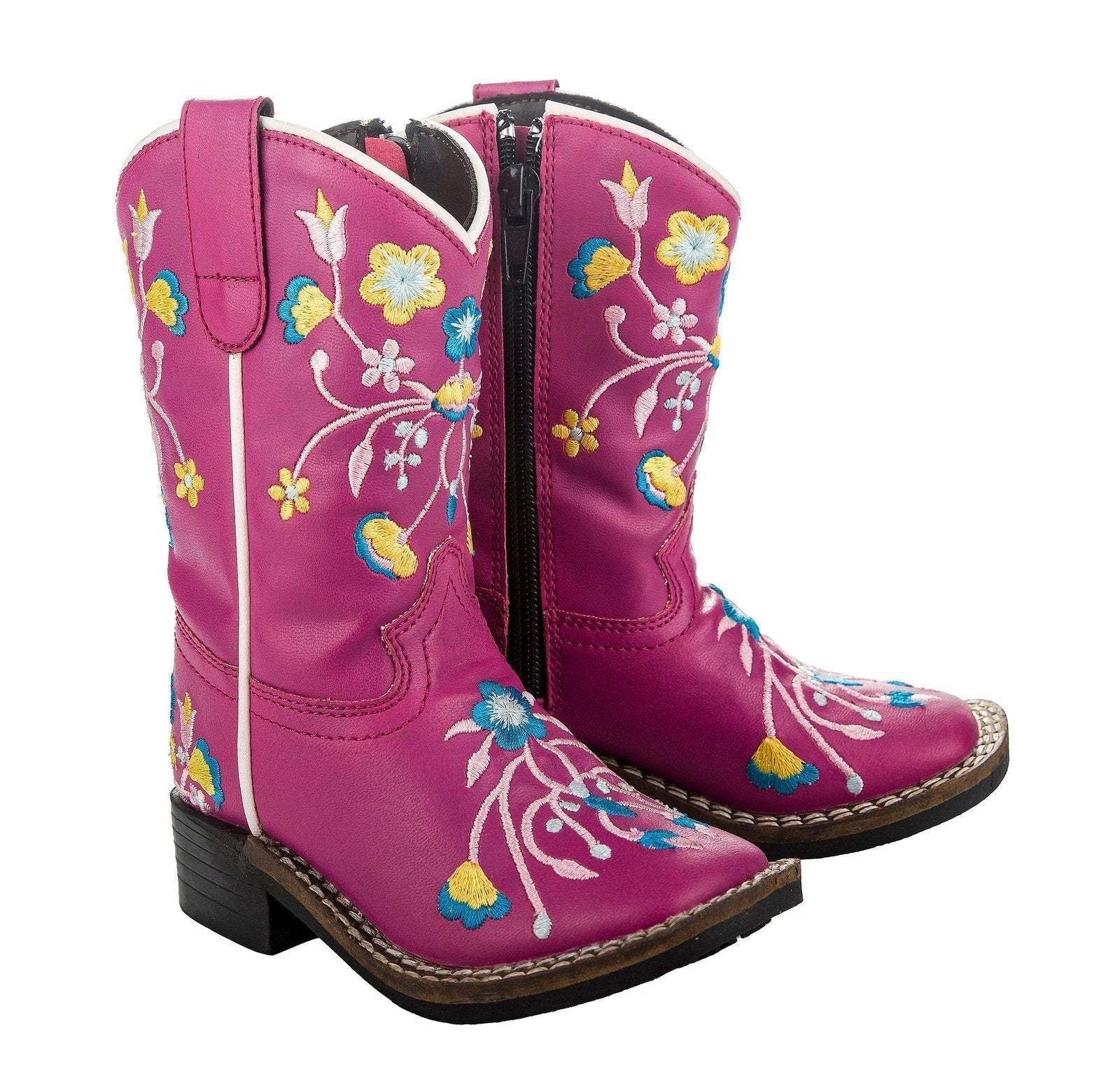 TuffRider Youth Floral Cowgirl Western Boot - Breeches.com - Flyclothing LLC