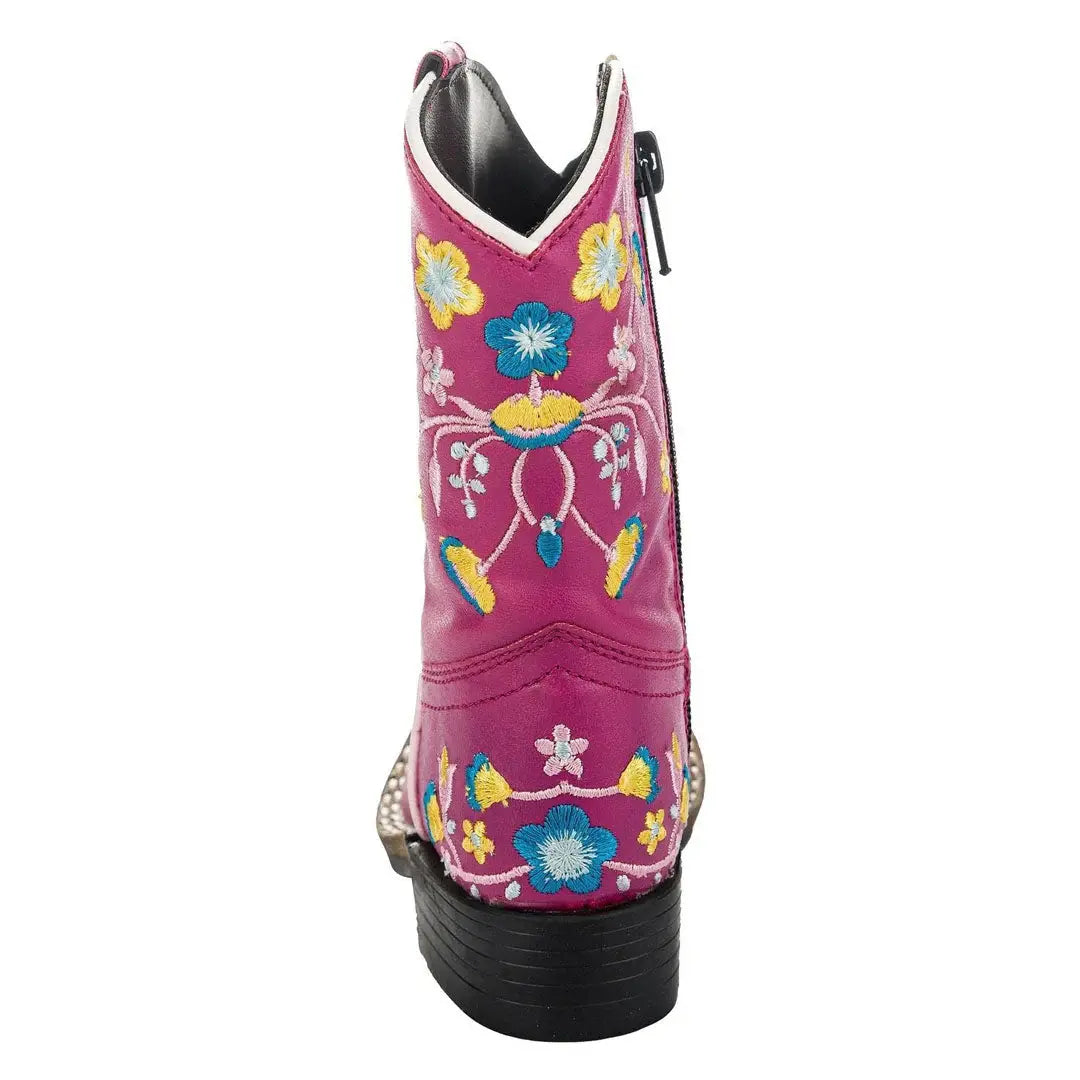 TuffRider Youth Floral Cowgirl Western Boot - Breeches.com - Flyclothing LLC