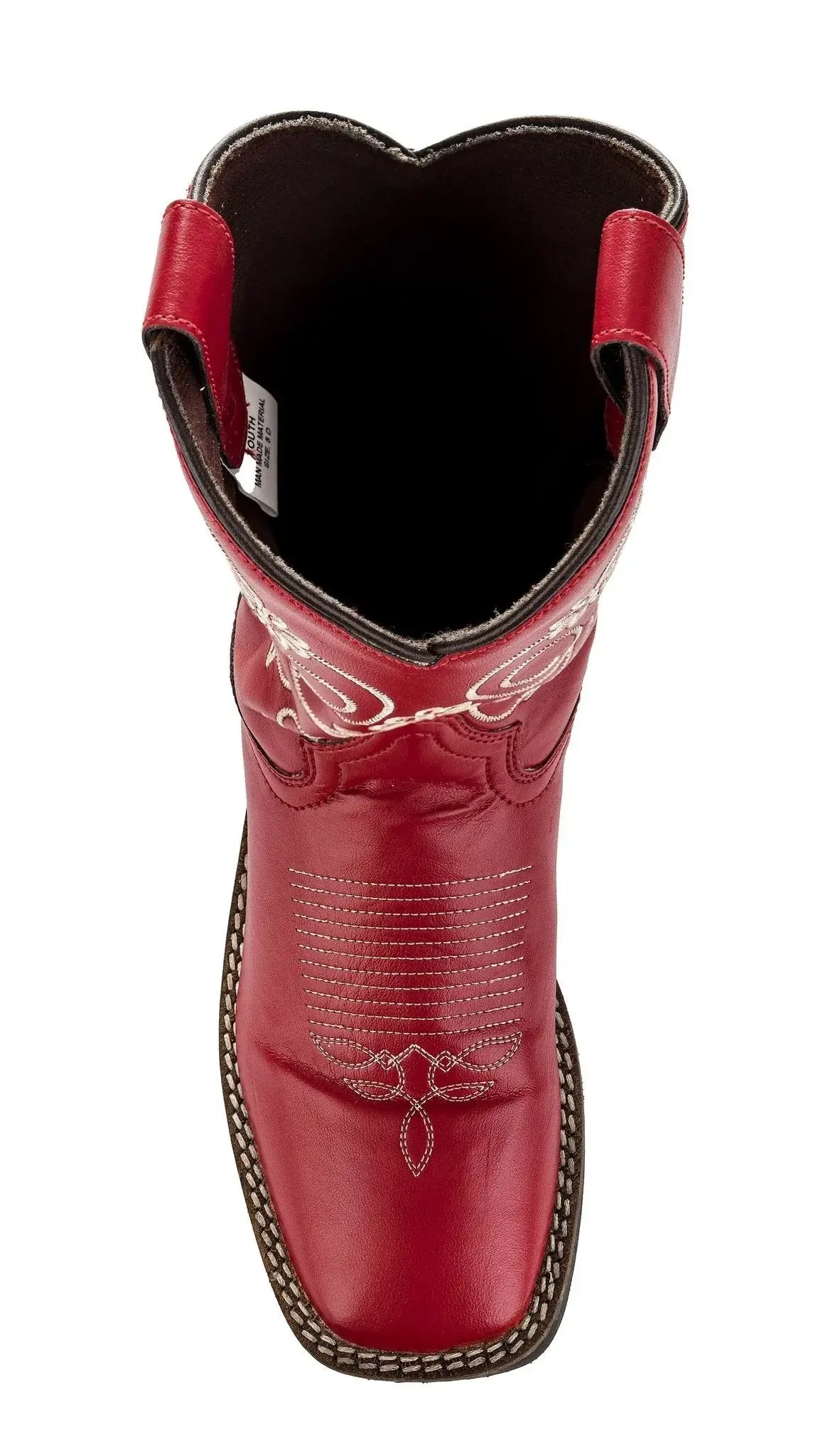 TuffRider Youth Fire Red Floral Western Boot - Breeches.com - Flyclothing LLC