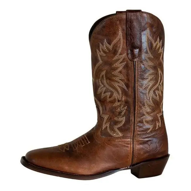 TuffRider Women Moran Leather Square Toe Western Boots - Breeches.com - Flyclothing LLC