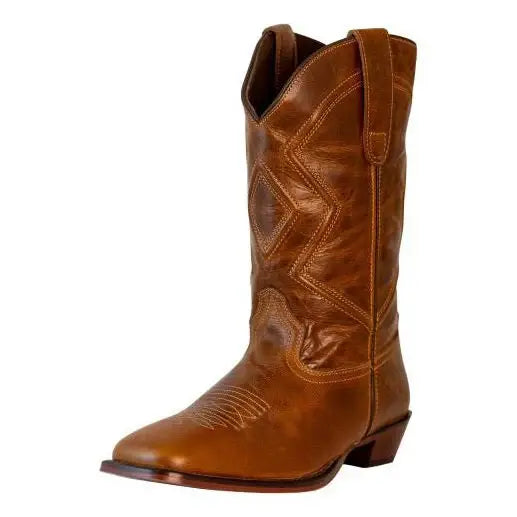 TuffRider Women Colter Embroidered Leather Square Toe Western Boots - Breeches.com - Flyclothing LLC