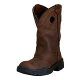 TuffRider Women Leigh Embroidered Barbwire Leather Round Toe Western Boots - Breeches.com - Flyclothing LLC