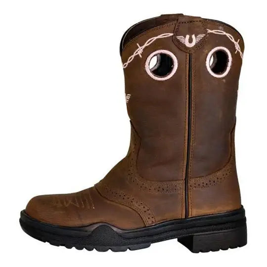 TuffRider Toddlers Yosemite Barbed Wire Embroidered Round Toe Western Boots - Breeches.com - Flyclothing LLC
