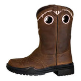 TuffRider Youth Yosemite Barbed Wire Embroidered Round Toe Western Boots - Breeches.com - Flyclothing LLC