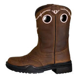 TuffRider Youth Yosemite Barbed Wire Embroidered Round Toe Western Boots - Breeches.com - Flyclothing LLC