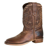 TuffRider Youth Rocky Mountain Star Snake Printed Square Toe Western Boots - Breeches.com - Flyclothing LLC