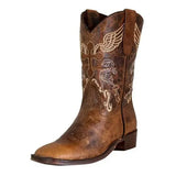 TuffRider Toddlers Sequoia Cross & Wing Embroidered Square Toe Western Boots - Breeches.com - Flyclothing LLC