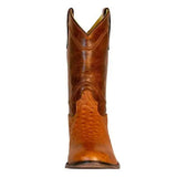 TuffRider Men's Norris Leather Print Wide Round Toe Western Boots - Breeches.com - Flyclothing LLC