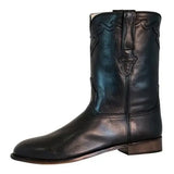 TuffRider Men's El Paso Leather Embroidered Round Toe Western Boots - Breeches.com - Flyclothing LLC