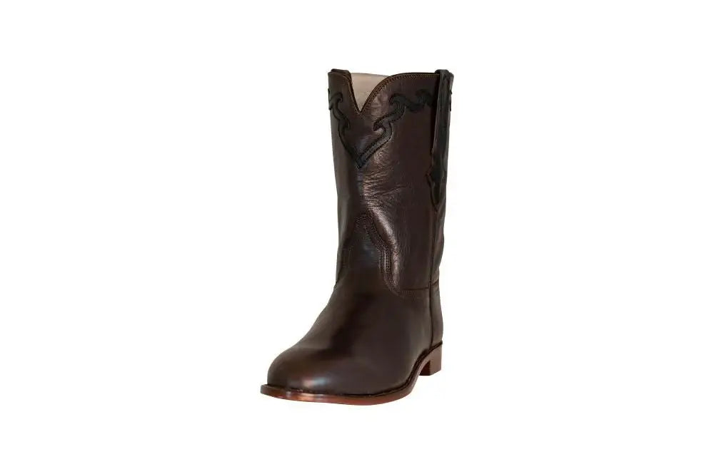 TuffRider Men's El Paso Leather Embroidered Round Toe Western Boots - Breeches.com - Flyclothing LLC