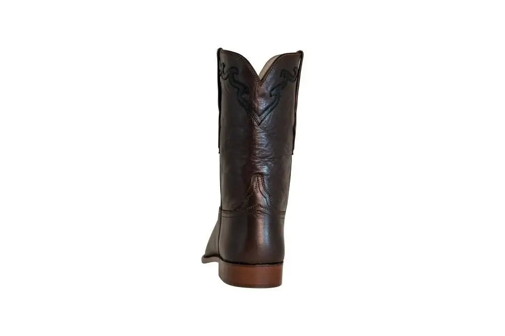 TuffRider Men's El Paso Leather Embroidered Round Toe Western Boots - Breeches.com - Flyclothing LLC