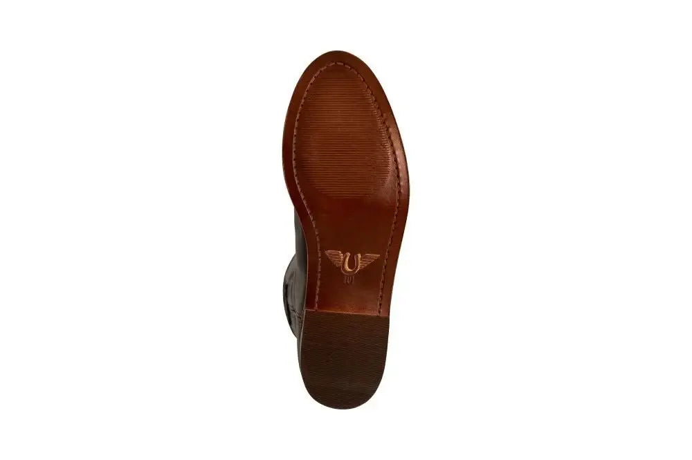 TuffRider Men's El Paso Leather Embroidered Round Toe Western Boots - Breeches.com - Flyclothing LLC