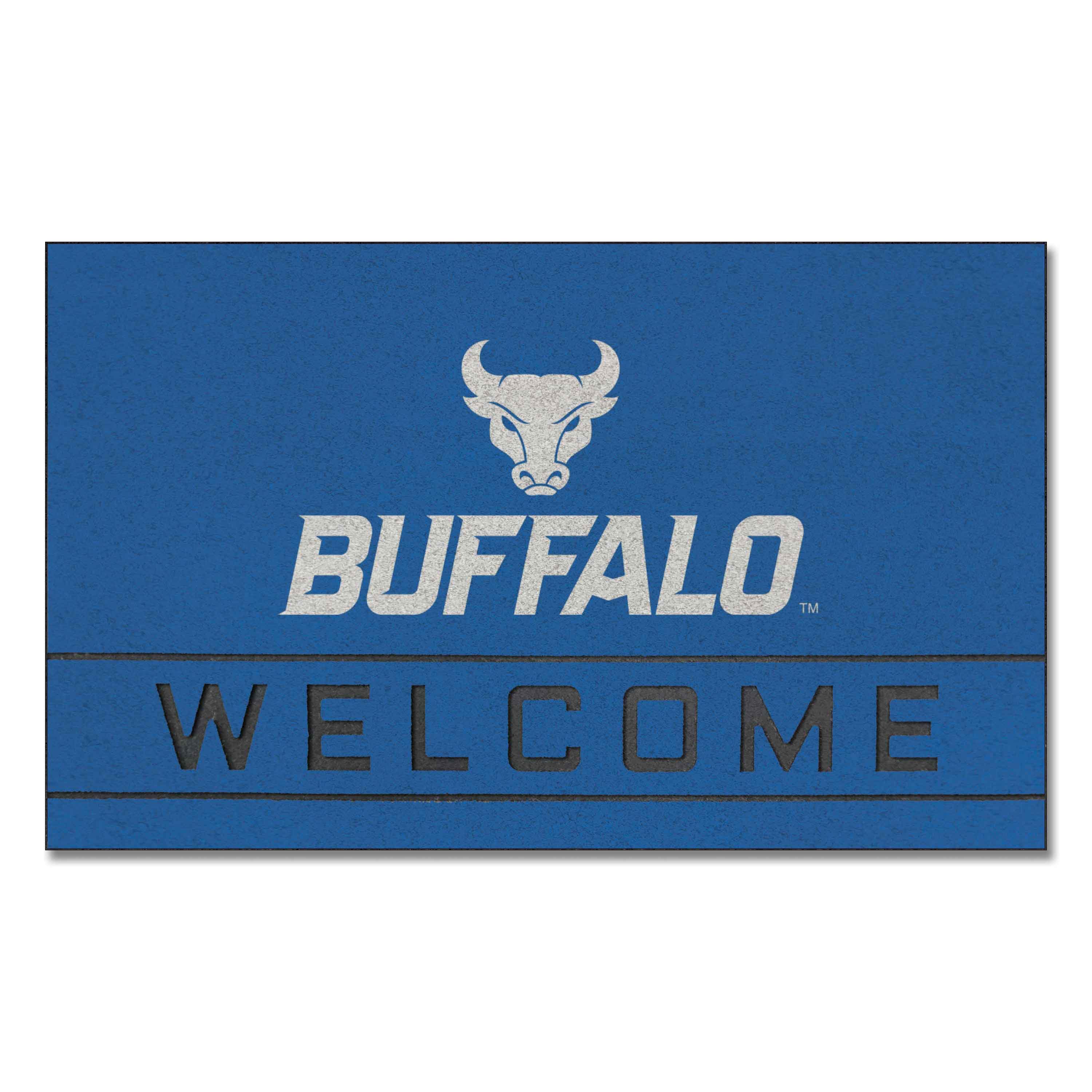 Buffalo Bulls Rubber Door Mat - 18in. x 30in. - Buffalo