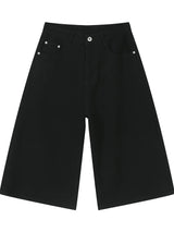 Men's Washed Denim Shorts with Pockets - Trendsi - Flyclothing LLC