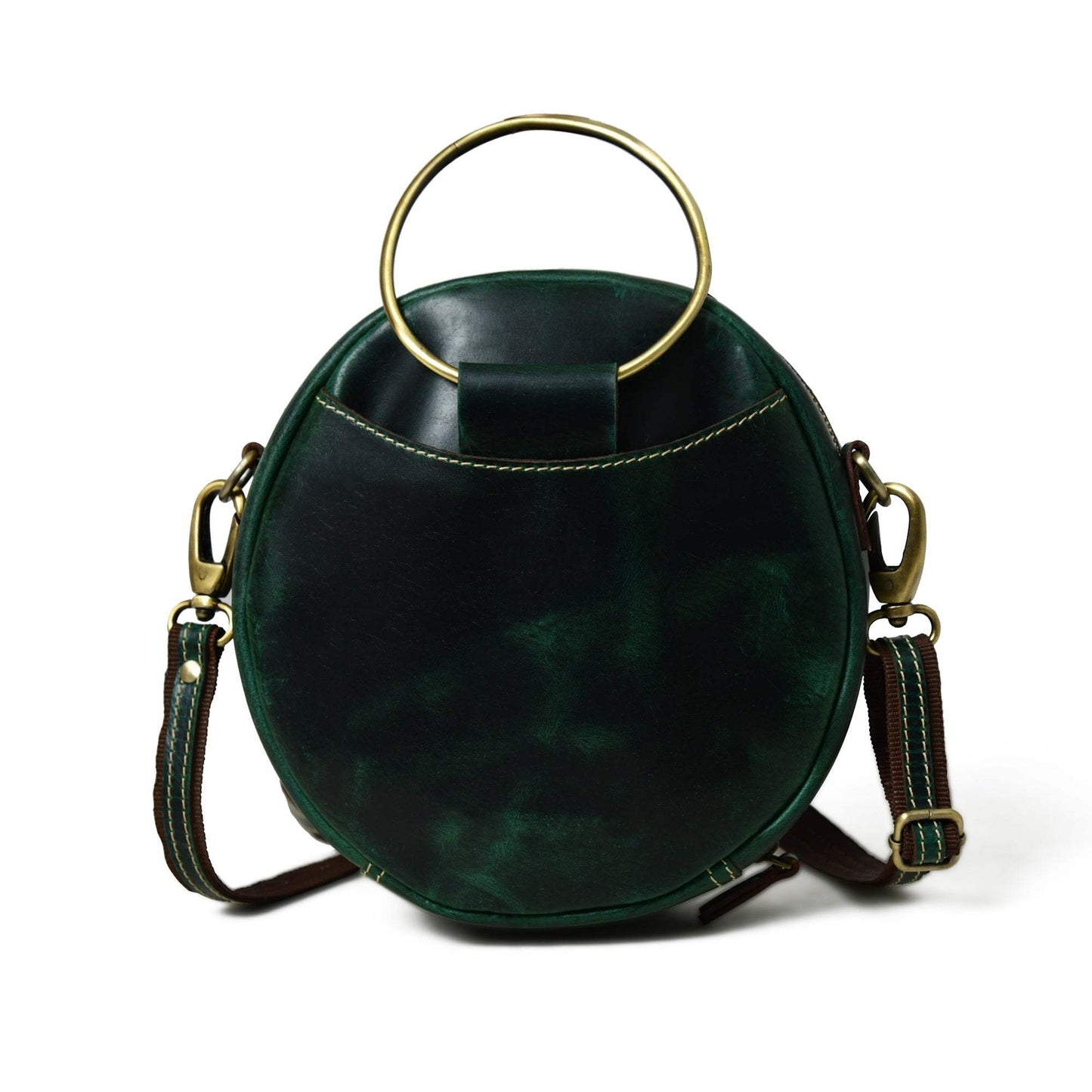 Rosie Sling Circle Bag - Classy Leather Bags - Flyclothing LLC