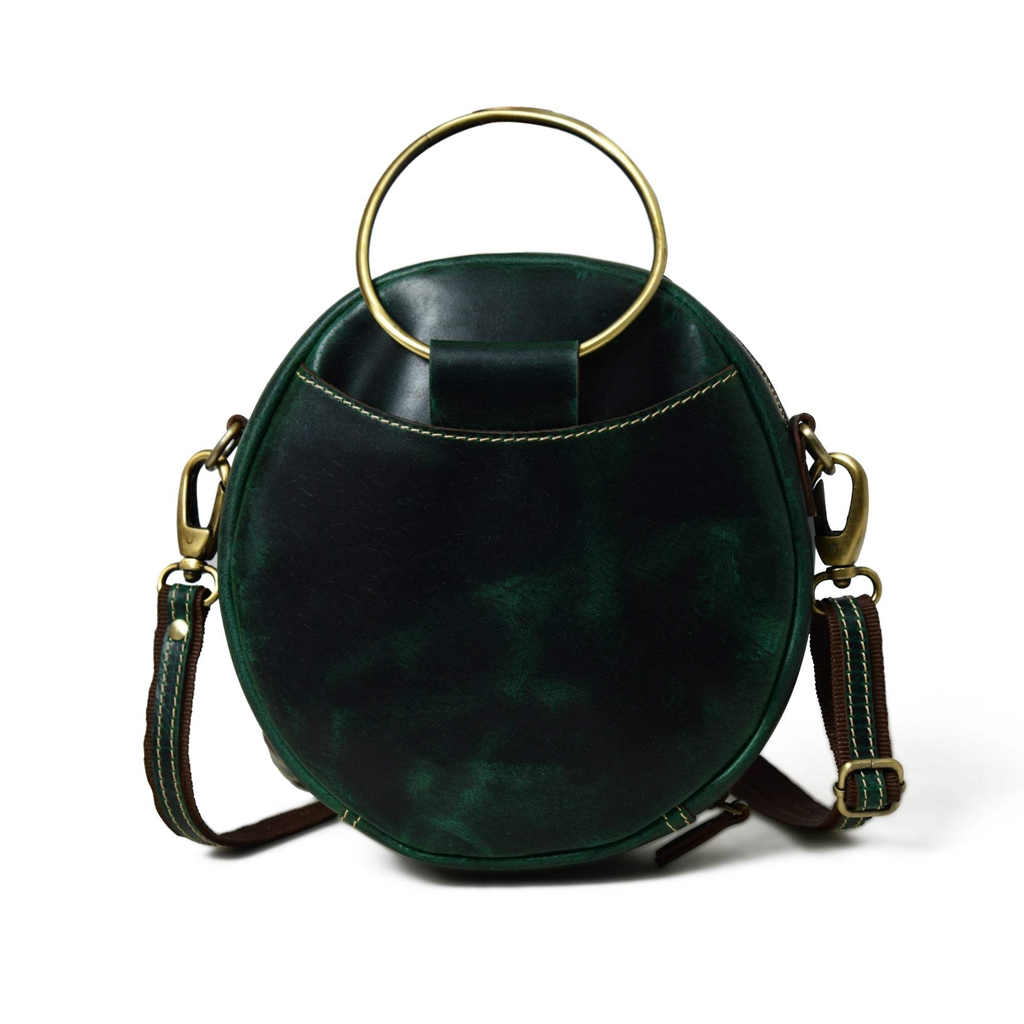 Rosie Sling Circle Bag - Classy Leather Bags - Flyclothing LLC