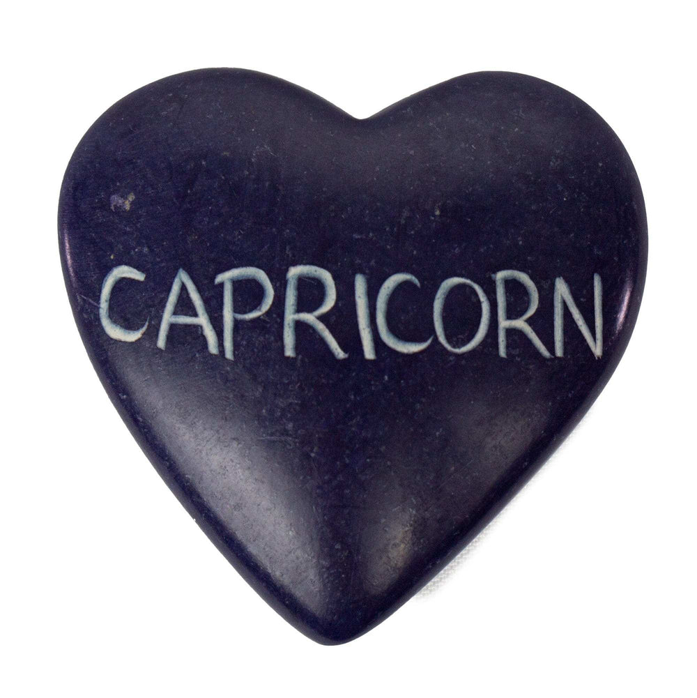 Zodiac Soapstone Hearts, Pack of 5: CAPRICORN - SMOLArt - Flyclothing LLC