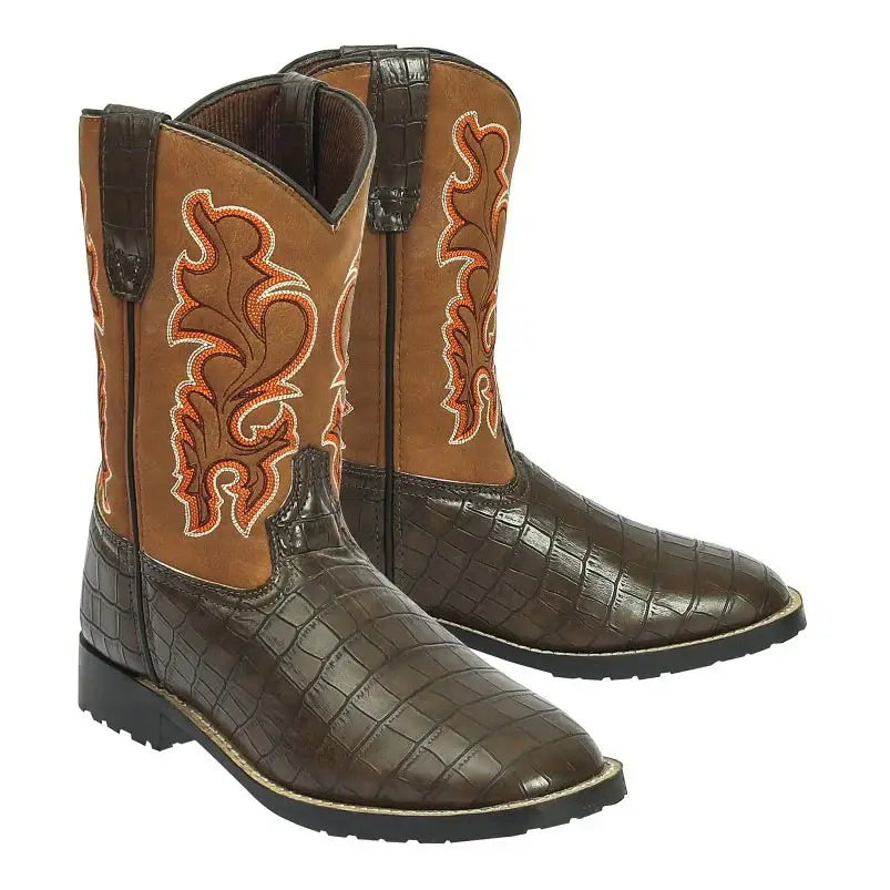 TuffRider Youth Grand Teton Square Toe Western Boot - Breeches.com - Flyclothing LLC