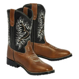 TuffRider Children's Olympic Square Toe Western Boot - Breeches.com - Flyclothing LLC