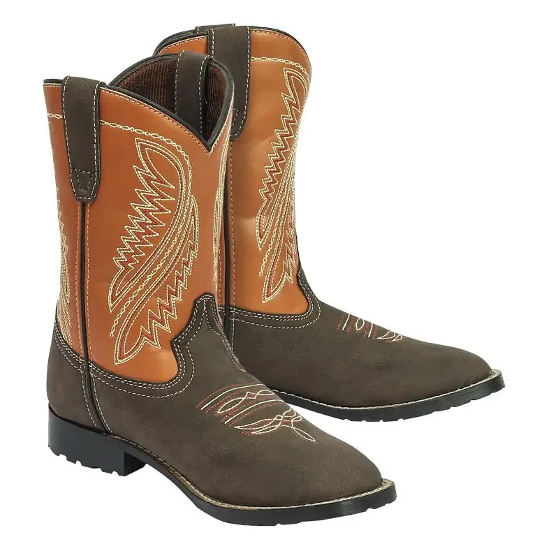 TuffRider Children's Big Bend Rounded Toe Western Boot - Breeches.com - Flyclothing LLC