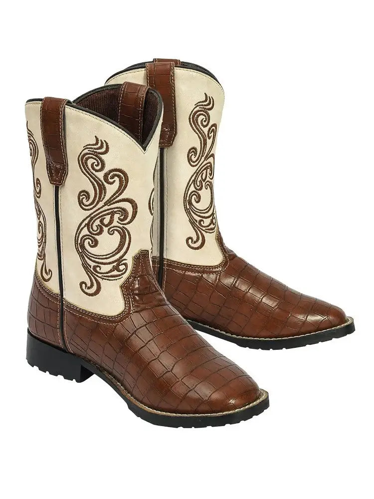 TuffRider Children's Shenandoah Rounded Toe Western Boot - Breeches.com - Flyclothing LLC